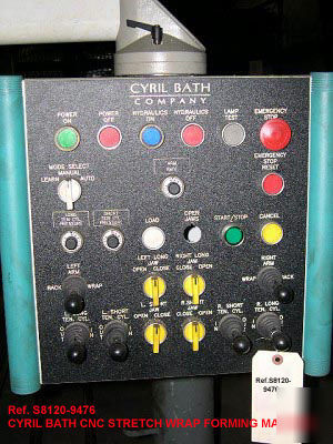20 ton cyril bath cnc horizontal stretch wrap forming 