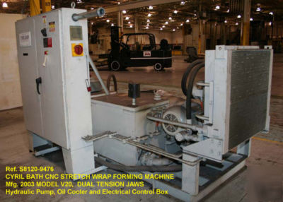 20 ton cyril bath cnc horizontal stretch wrap forming 