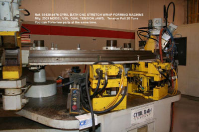 20 ton cyril bath cnc horizontal stretch wrap forming 