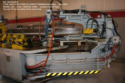 20 ton cyril bath cnc horizontal stretch wrap forming 
