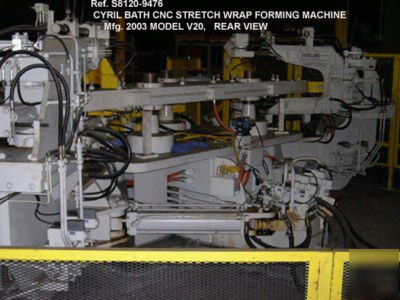20 ton cyril bath cnc horizontal stretch wrap forming 