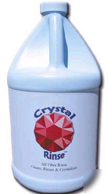Crystal rinse 1-gallon carpet cleaning