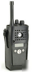 Motorola RLN5498A leather carry case for PR400 radio