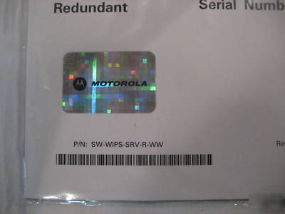 Motorola sw-wips-srv-r-ww redundant software license