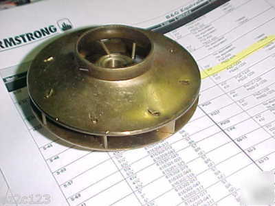 New bell&gossett B40-118436 bronze impeller 3/8
