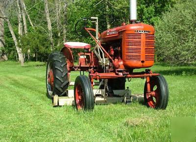 Nice 1946 farmall a with woods mower