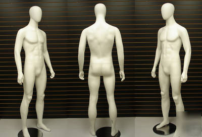 No face white color masculine male mannequin rpm-1
