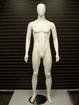 No face white color masculine male mannequin rpm-1