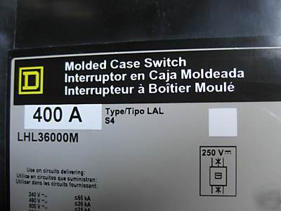 Square d mod 6 fuse disconnect mcc bucket 400 a amp