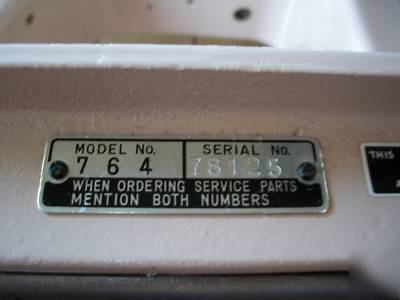 White 764 heavy duty sewing machine