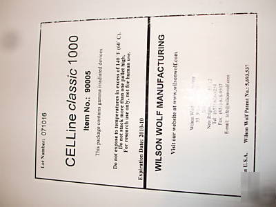 3 celline classic 1000 bioreactor culture devices 