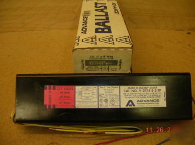 Advance fluorescent ballast V2E75-s-tp magnetic t 12