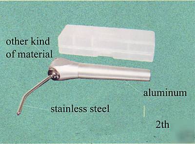 Dental handpiece three way syringe