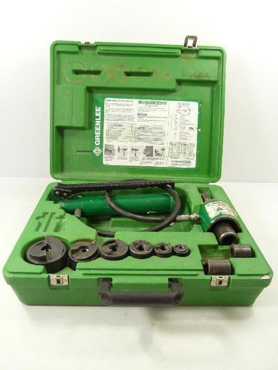 Greenlee hydraulic 7646 slug buster punch & die set