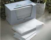 Linen-like 6 fold guest towel - 12IN x 17IN