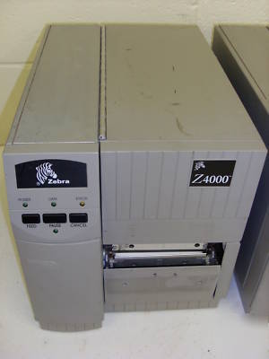 Lot (3) zebra Z4000 thermal barcode label printers