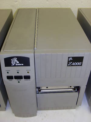Lot (3) zebra Z4000 thermal barcode label printers