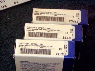 Lot of (3) mac 35A-aaa-dfba-1BA solenoid valves 24VNIB