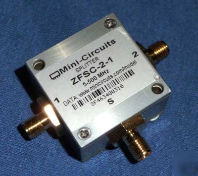 Minicircuits zfsc-2-1-s 50Ï‰ splitter
