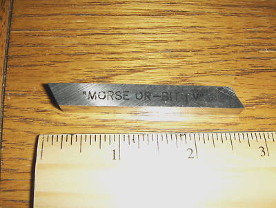 New lathe tool bit - morse or - bit iv - 