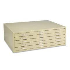Safco fivedrawer steel flat file