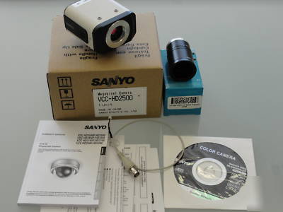 Sanyo vcc-HD2500 ip camera mega pixel w/ lens HD2500