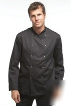 Personalised embroidered chef's jacket black or white