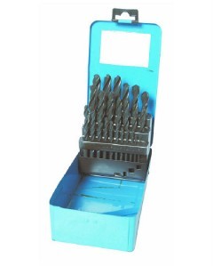 25 piece drill bit set 1 - 13MM for pillar drill etc