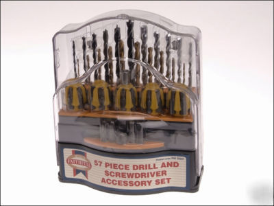 Faithfull 57 piece drill/screwdriver bit set