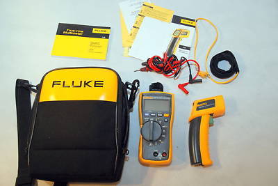 Fluke 116/62 hvac multimeter & ir thermometer combo kit