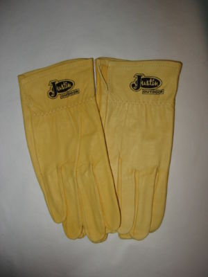 Justin plainsman cabretta gloves - small - 8 pair 