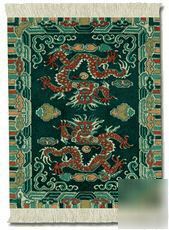 Mouserug mouse pad tibetan dragon china oriental rug