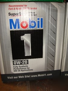 New 6-1 qt bottles mobil 1 fully synthetic oil 0W-20 