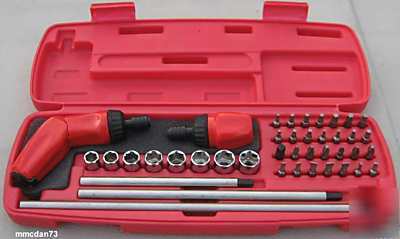 Proto professional ratchet 40 pc screwdriver socket set