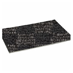 Scotch carpet mat dualfiber vinyl back 3X5 slate