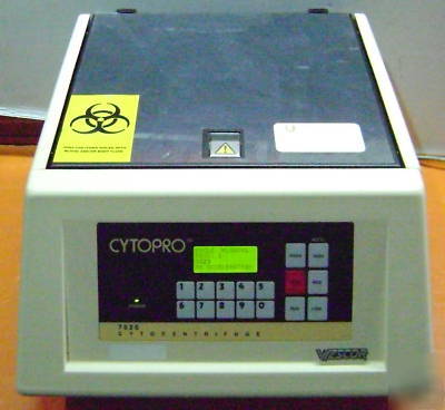 Wescor inc 7620 cytocentrifuge centrifuge works.