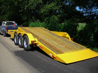 2010 heavy duty tilt equipment trailer, 21,000 gvw