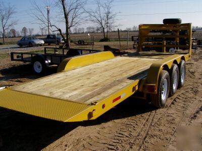 2010 heavy duty tilt equipment trailer, 21,000 gvw