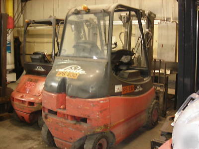 Forklift linde E30P, 6000 lb, 2 stage mast, partial cab