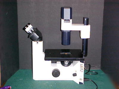 Leitz microscope dmil inverted stand leica / leitz pcm