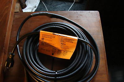 New raychem heat trace cable for pipe/gutter-