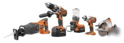 Ridgid X3 18V lithium-ion 5 pc. combo tool kit