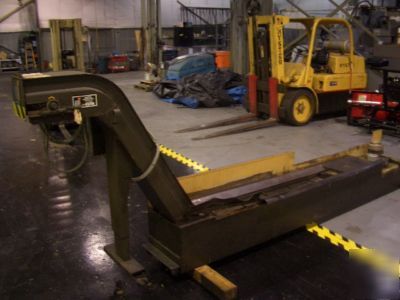 Used chip conveyor & coolant tank complete assembley