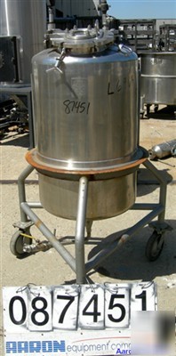 Used: groen pressure tank, 60 gallon, 316 stainless ste
