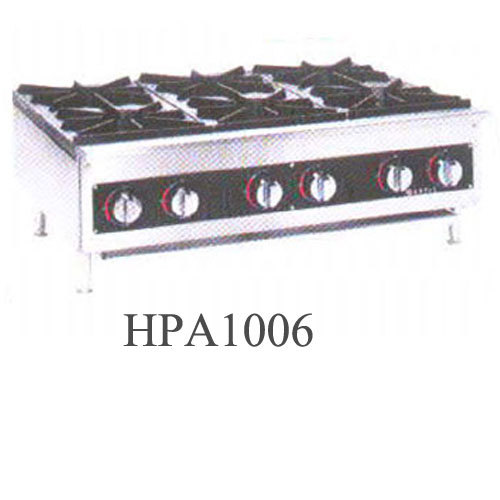 Vollrath HPA1002 hotplate, gas, 2 burners (26,000 btu e
