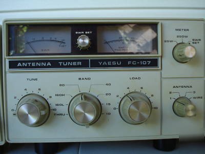 Yaesu FT107M hf transceiver and spare FT107M