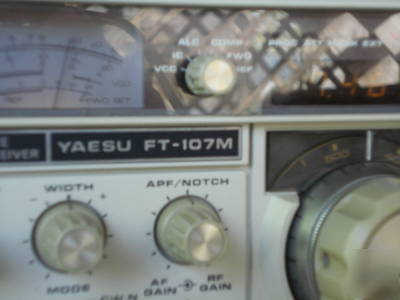 Yaesu FT107M hf transceiver and spare FT107M