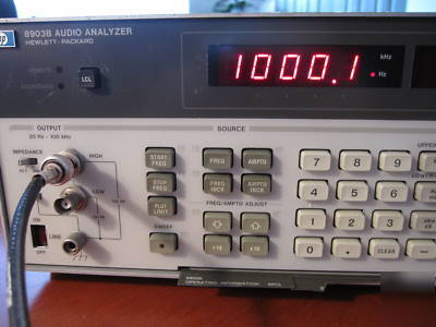 ****hp agilent 8903B audio analyzer w/ options, ***