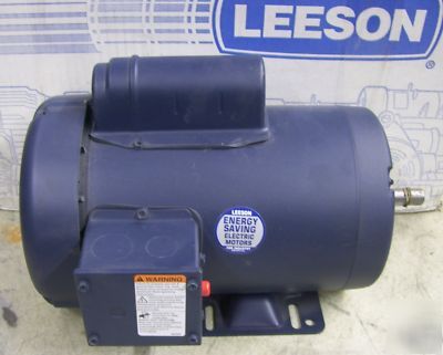 New leeson 2 hp 115 or 230 volt, tefc, 1 ph. ships free