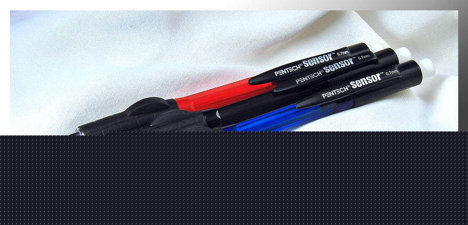 Pentech sensor (set of 3) 0.7MM mech pencils +bonus